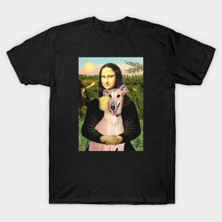 Mona Lisa Loves her Fawn Greyhound T-Shirt